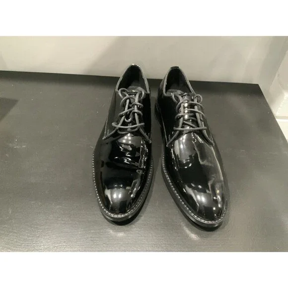 JOHNSTON & MURPHY GAVNEY Size 9 Black Patent - Picture 2 of 7